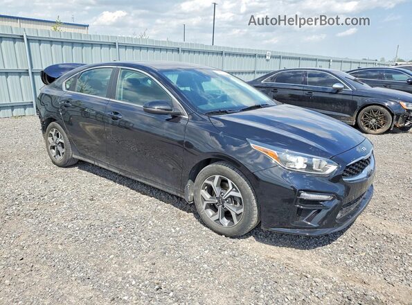 3KPF54AD9ME392235 2021 KIA FORTE Черный Передняя правая четверть