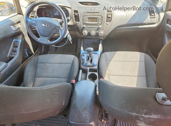 3KPFK4A71JE201938 2018 KIA FORTE Charcoal Widok deski rozdzielczej