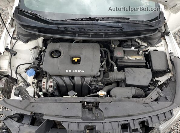 3KPFK4A71JE202524 2018 KIA FORTE Белый Вид задней части салона
