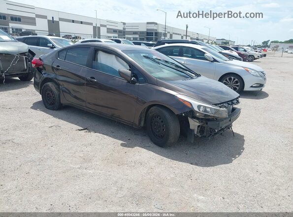 3KPFK4A72HE025962 2017 KIA FORTE Gray Przód prawy