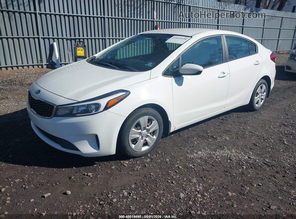 3KPFK4A74HE094006 2017 KIA FORTE Белый Передняя левая четверть