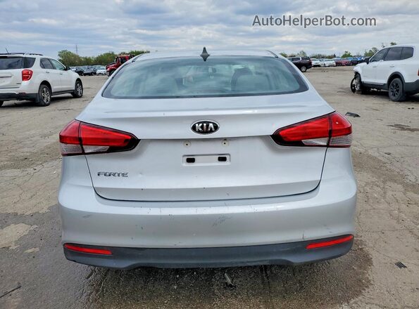 3KPFK4A74HE097536 2017 KIA FORTE Silver Rear view