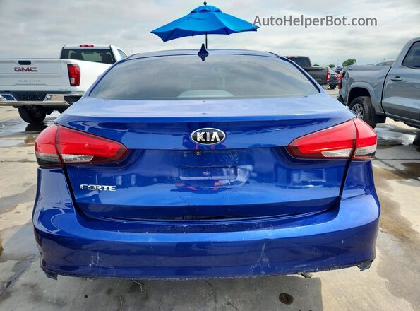 3KPFK4A76HE085565 2017 KIA FORTE Синий Вид сзади