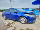 2017 Kia Forte Lx Синий vin: 3KPFK4A76HE085565