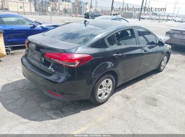3KPFK4A76HE100436 2017 KIA FORTE Black Tył prawy