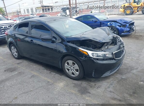 3KPFK4A76HE100436 2017 KIA FORTE Black Przód prawy