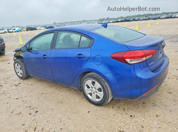3KPFK4A76JE269877 2018 KIA FORTE Синий Задняя левая четверть