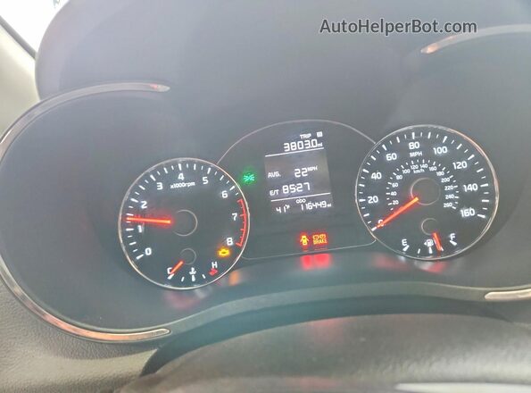 3KPFK4A77JE250223 2018 KIA FORTE Черный Вид щитка приборов