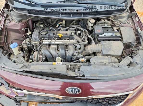 3KPFK4A79HE030558 2017 KIA FORTE Фиолетовый Вид задней части салона