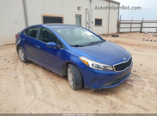 3KPFK4A79HE098097 2017 KIA FORTE Синий Передняя правая четверть