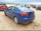 2017 Kia Forte Lx Синий vin: 3KPFK4A79HE098097