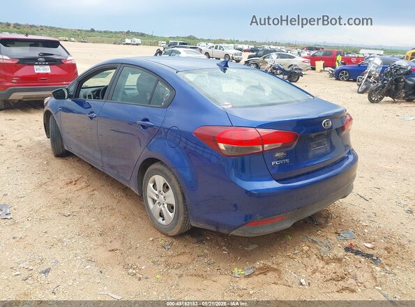 3KPFK4A79HE098097 2017 KIA FORTE Синий Задняя левая четверть