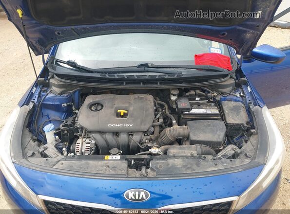 3KPFK4A79HE098097 2017 KIA FORTE Синий Вид сзади