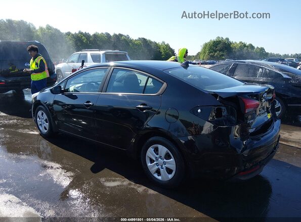 3KPFK4A79JE213657 2018 KIA FORTE Черный Задняя левая четверть