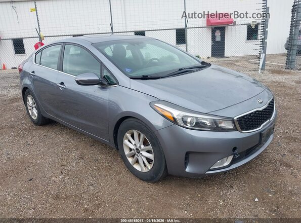 3KPFL4A70HE108397 2017 KIA FORTE Синий Передняя правая четверть