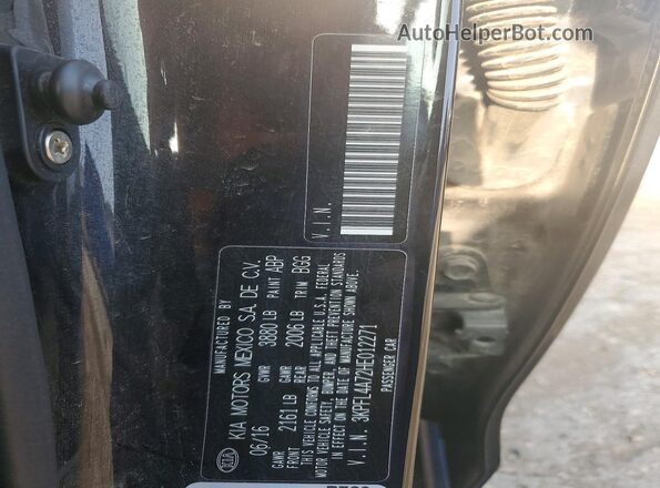 3KPFL4A72HE012271 2017 KIA FORTE Черный Вид подкапотного пространства