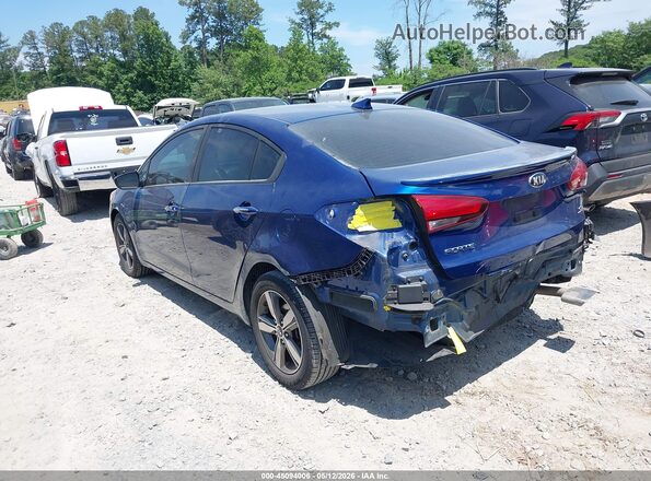3KPFL4A72JE199100 2018 KIA FORTE Синий Задняя левая четверть