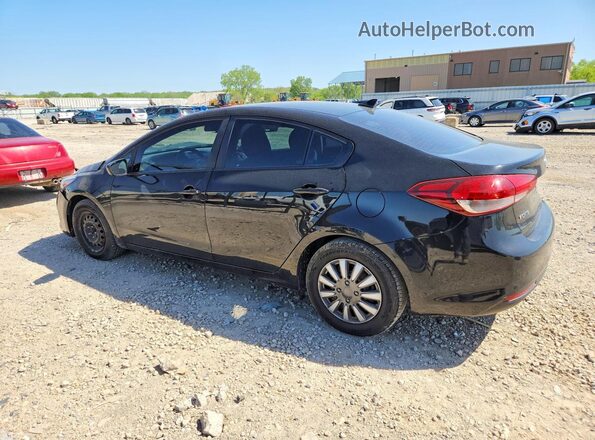 3KPFL4A73HE028902 2017 KIA FORTE Черный Задняя левая четверть