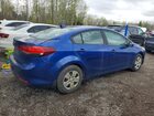 2017 Kia Forte Lx Синий vin: 3KPFL4A75HE053588