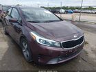 2018 Kia Forte Lx Maroon vin: 3KPFL4A77JE198878