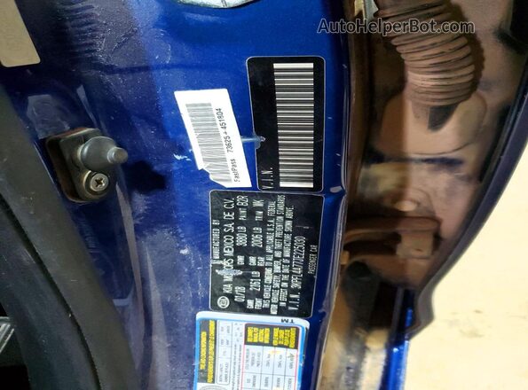 3KPFL4A77JE225030 2018 KIA FORTE Синий Вид подкапотного пространства