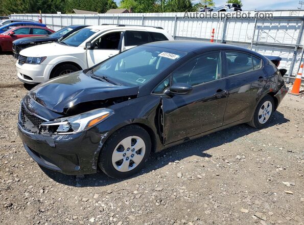 3KPFL4A78JE280666 2018 KIA FORTE Black Przód lewy