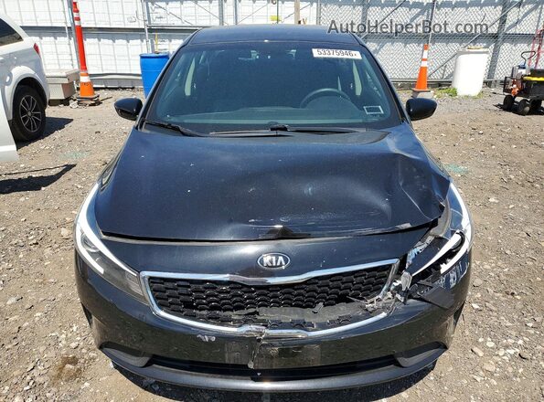 3KPFL4A78JE280666 2018 KIA FORTE Black Widok z przodu