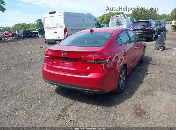 3KPFL4A7XJE175014 2018 KIA FORTE Красный Задняя правая четверть