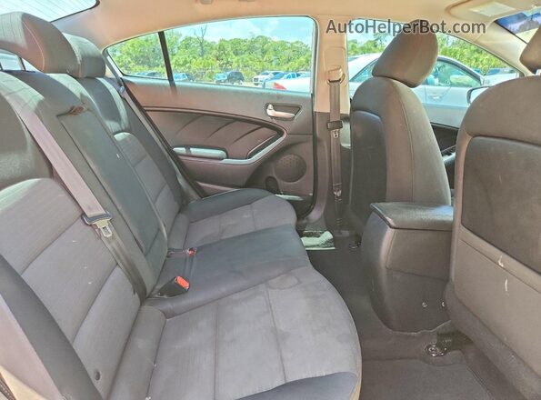 3KPFL4A7XJE175093 2018 KIA FORTE Белый Вид задних сидений