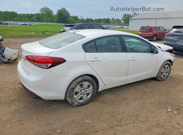 3KPFL4A7XJE185056 2018 KIA FORTE Белый Задняя правая четверть