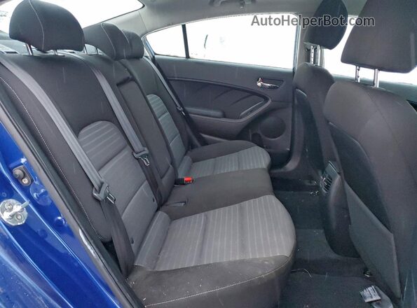 3KPFL4A83HE004656 2017 KIA FORTE Синий Вид задних сидений