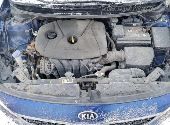 3KPFL4A83HE004656 2017 KIA FORTE Синий Вид задней части салона