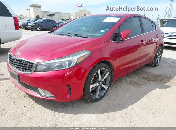 3KPFL4A83HE039200 2017 KIA FORTE Красный Передняя левая четверть
