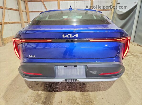 3KPFT4DE0SE010715 2025 KIA K4 Синий Вид сзади