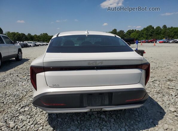 3KPFT4DE0SE118719 2025 KIA K4 Белый Вид наклейки с VIN-кодом