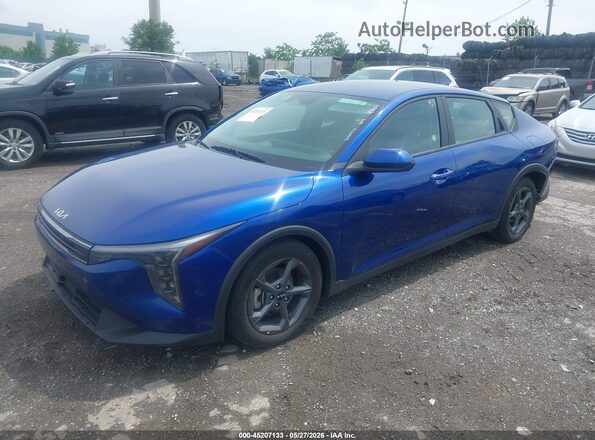 3KPFT4DE2SE059902 2025 KIA K4 Синий Передняя левая четверть