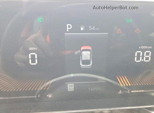 3KPFT4DE2SE064050 2025 KIA K4 Синий Вид щитка приборов