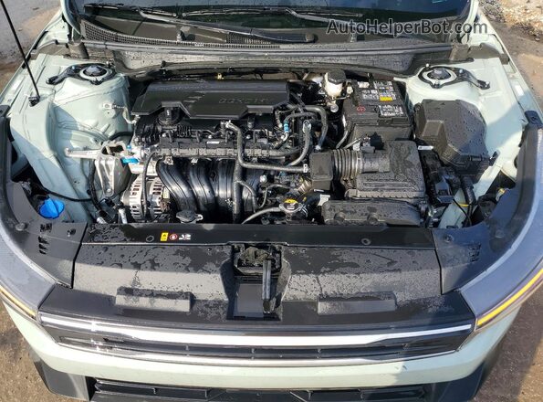 3KPFT4DE2SE096724 2025 KIA K4 Зеленый Вид задней части салона