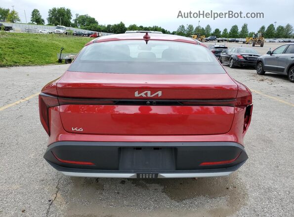 3KPFT4DE4TE286185 2026 KIA K4 Красный Вид наклейки с VIN-кодом