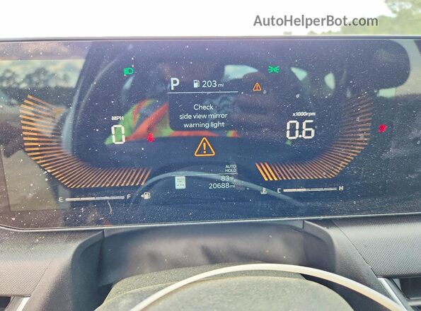 3KPFT4DE5SE093400 2025 KIA K4 Белый Вид щитка приборов