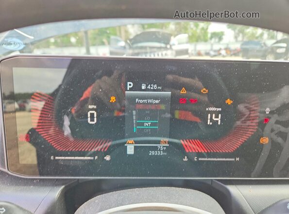 3KPFT4DE9SE088541 2025 KIA K4 Серый Вид щитка приборов