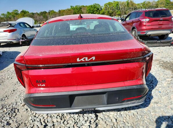 3KPFT4DEXSE004209 2025 KIA K4 Красный Вид сзади