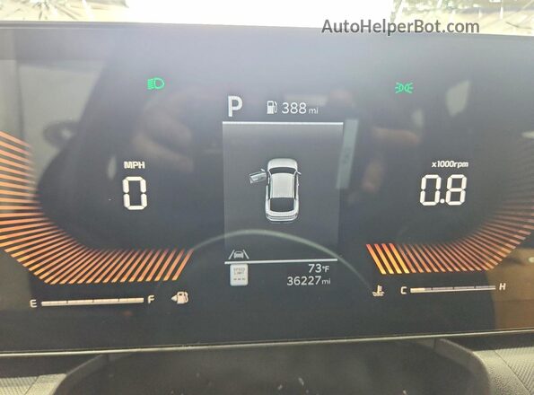 3KPFT4DEXSE103421 2025 KIA K4 Серый Вид щитка приборов
