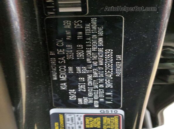 3KPFU4DE2SE023639 2025 KIA K4 Серый Вид подкапотного пространства