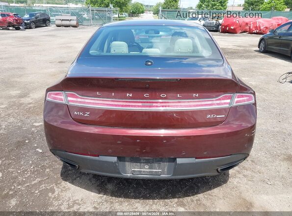 3LN6L2G93GR616833 2016 LINCOLN MKZ Burgundy 