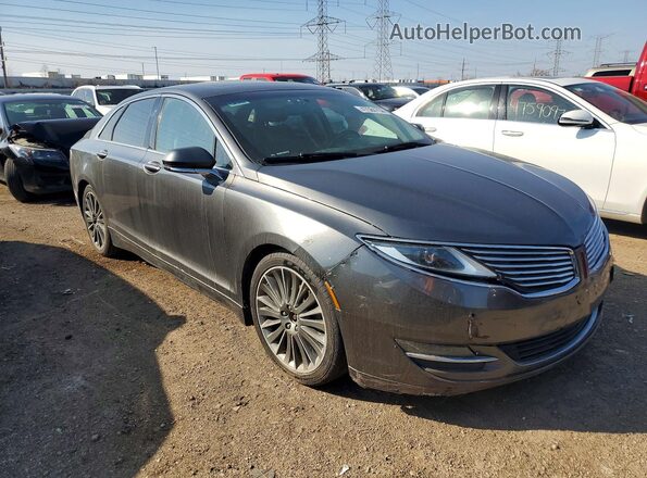 3LN6L2LU3GR634436 2016 LINCOLN MKZ Серый Передняя правая четверть