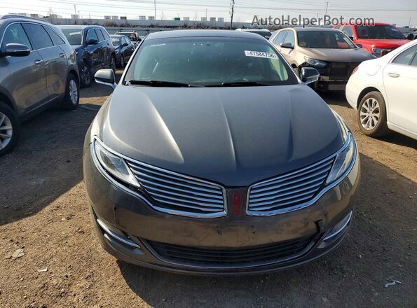 3LN6L2LU3GR634436 2016 LINCOLN MKZ Серый Вид спереди
