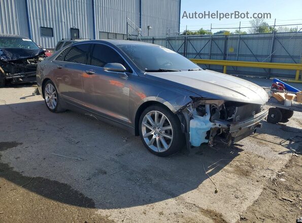 3LN6L2LU5GR624572 2016 LINCOLN MKZ Серый Передняя правая четверть