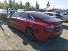 2016 Lincoln Mkz Hybrid   Бордовый vin: 3LN6L2LU9GR631640
