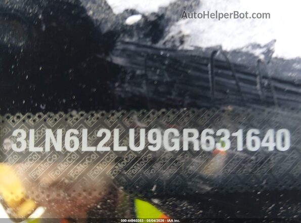 3LN6L2LU9GR631640 2016 LINCOLN MKZ HYBRID Бордовый 